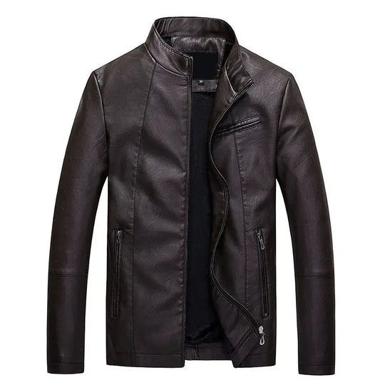 Men’s leather PU leather jacket