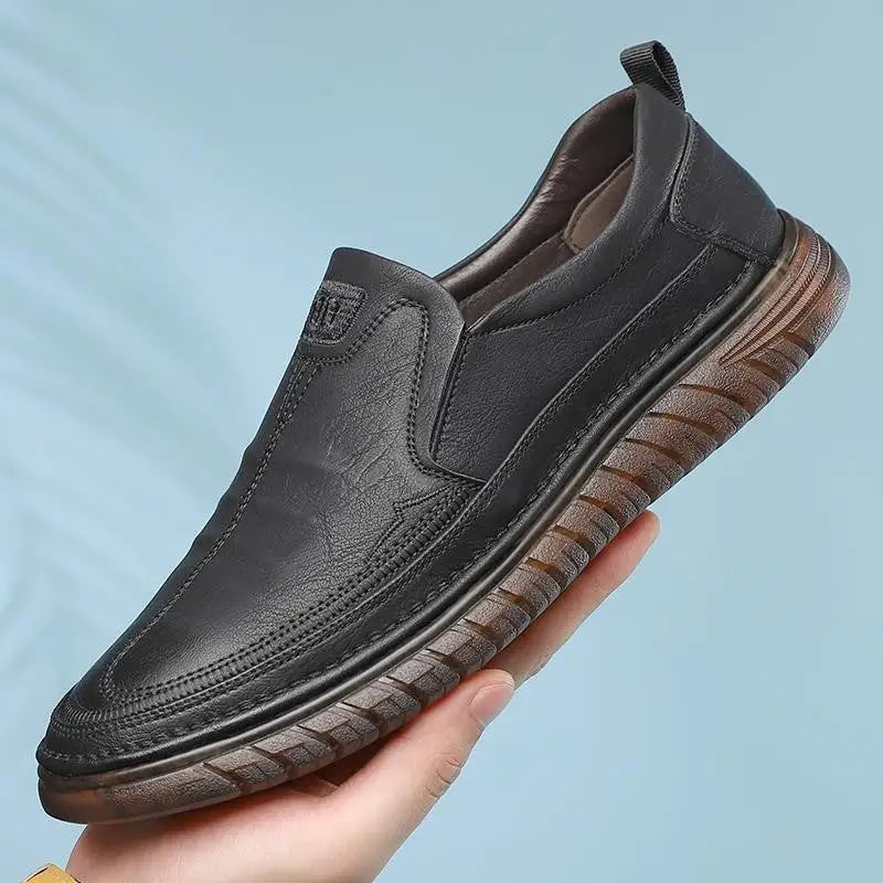 Men's Leather Shoes Soft Bottom Beef Tendon Bottom Beyond Trends Hub