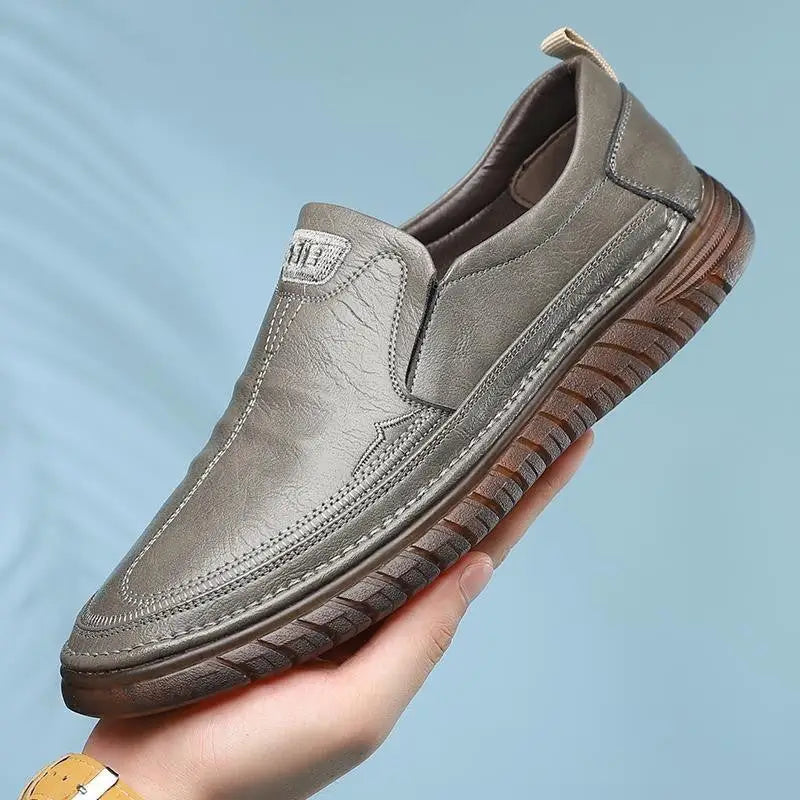 Men's Leather Shoes Soft Bottom Beef Tendon Bottom Beyond Trends Hub