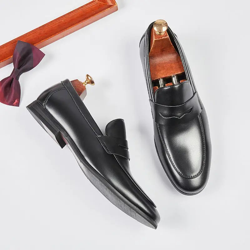 Men's Leather Summer British Style Simple Business Leather Shoes Beyond Trends Hub