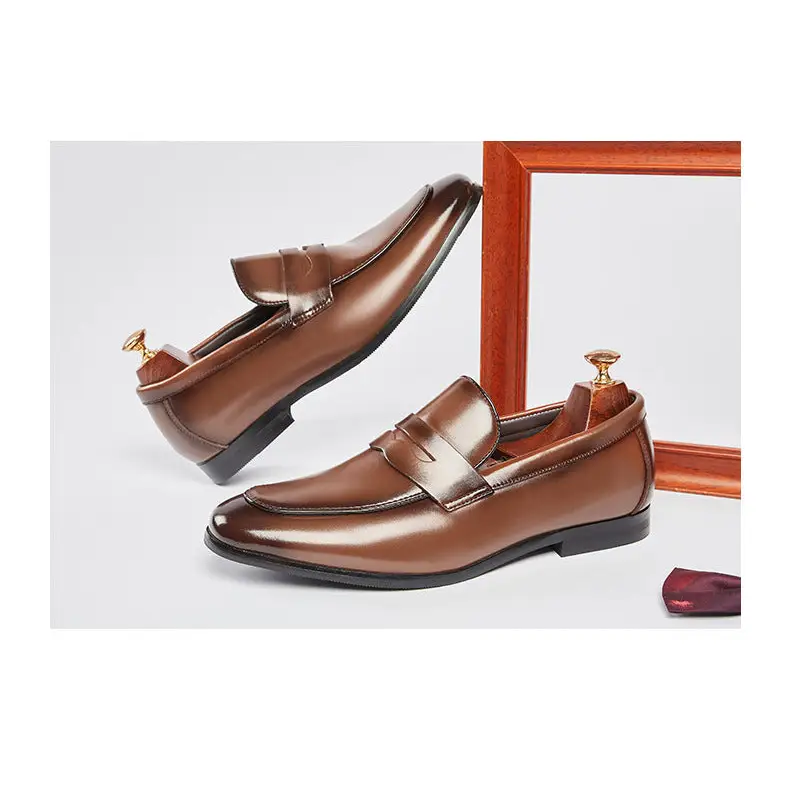 Men's Leather Summer British Style Simple Business Leather Shoes Beyond Trends Hub