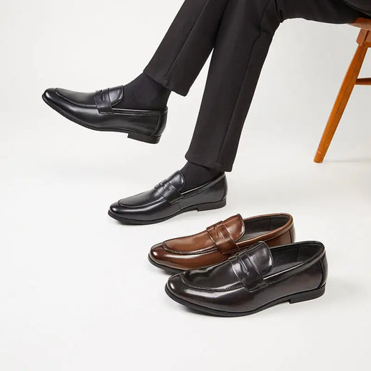 Men's Leather Summer British Style Simple Business Leather Shoes Beyond Trends Hub
