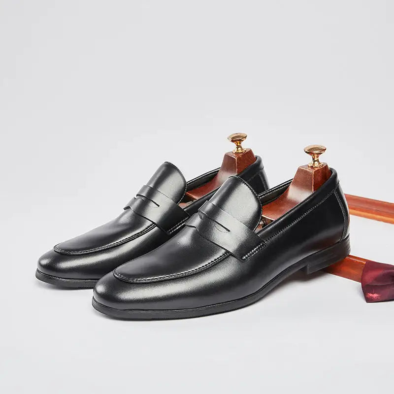 Men's Leather Summer British Style Simple Business Leather Shoes Beyond Trends Hub