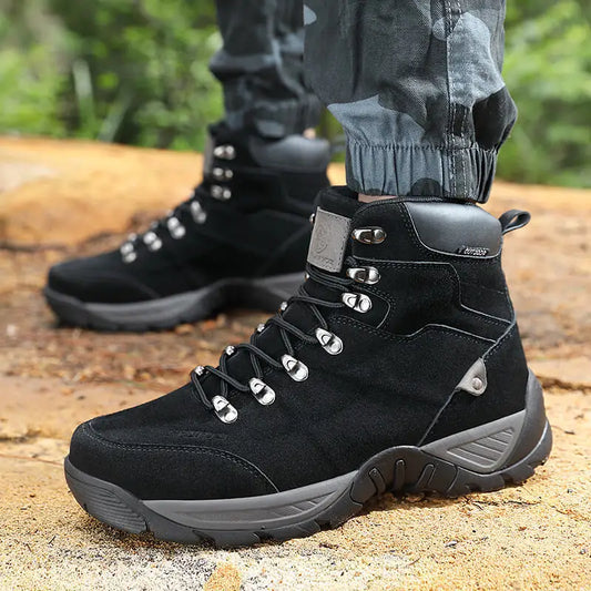 Men’s Middle High Top Autumn And Winter Mountaineering Plus Size Hiking Boots