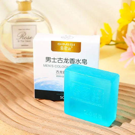 Men’s Oil Control Anti-mite Cologne Perfume Bath Soap