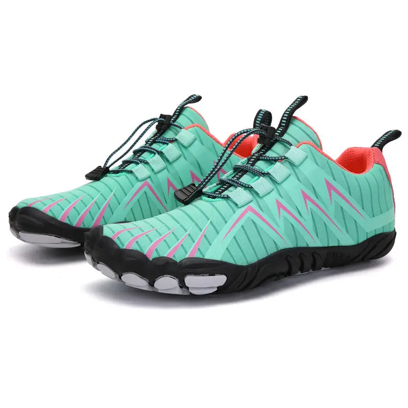 Men’s outdoor surfing rafting hiking rock climbing hiking shoes wading shoes - A23 green / 35