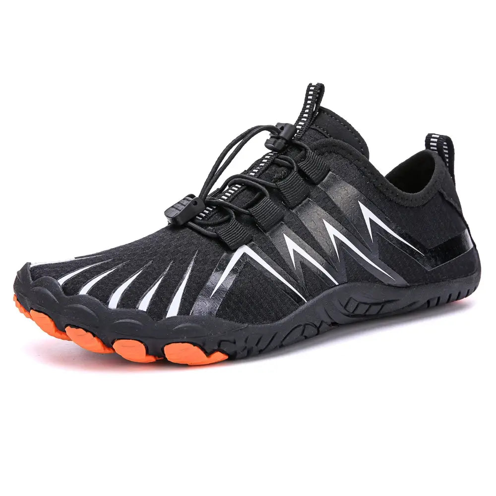 Men’s outdoor surfing rafting hiking rock climbing hiking shoes wading shoes - A35 black / 35