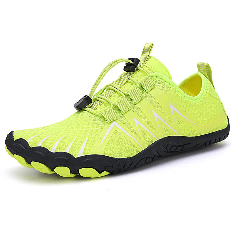 Men’s outdoor surfing rafting hiking rock climbing hiking shoes wading shoes - A35 yellow green / 35