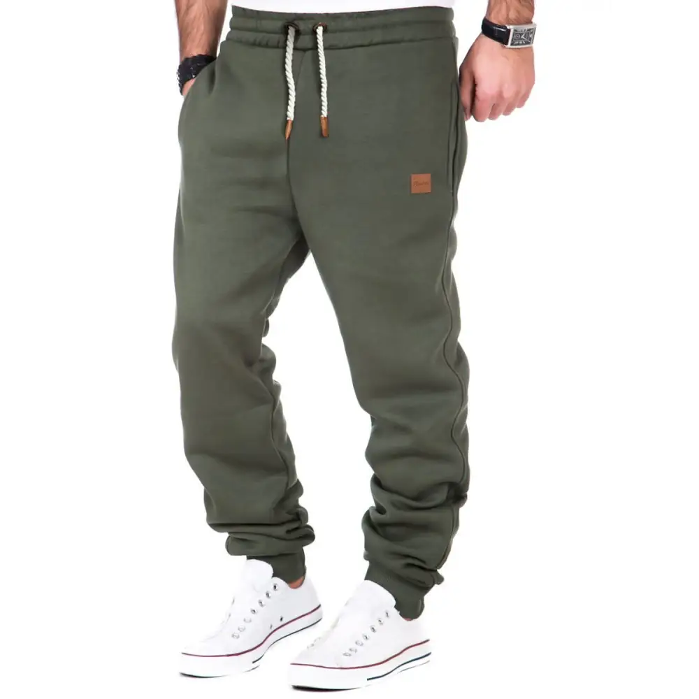 Men’s Paneled Training Track Pants - Army Green / M