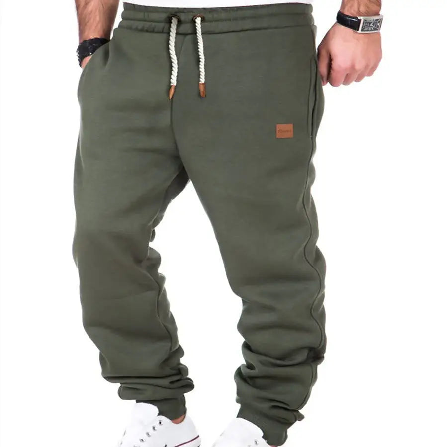 Men’s Paneled Training Track Pants - Army Green / S