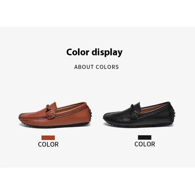 Men’s Plus Size British Fashion Casual Leather Shoes