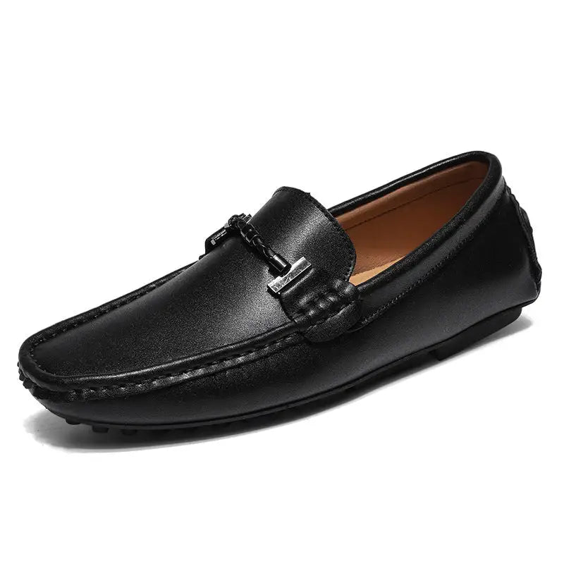 Men’s Plus Size British Fashion Casual Leather Shoes