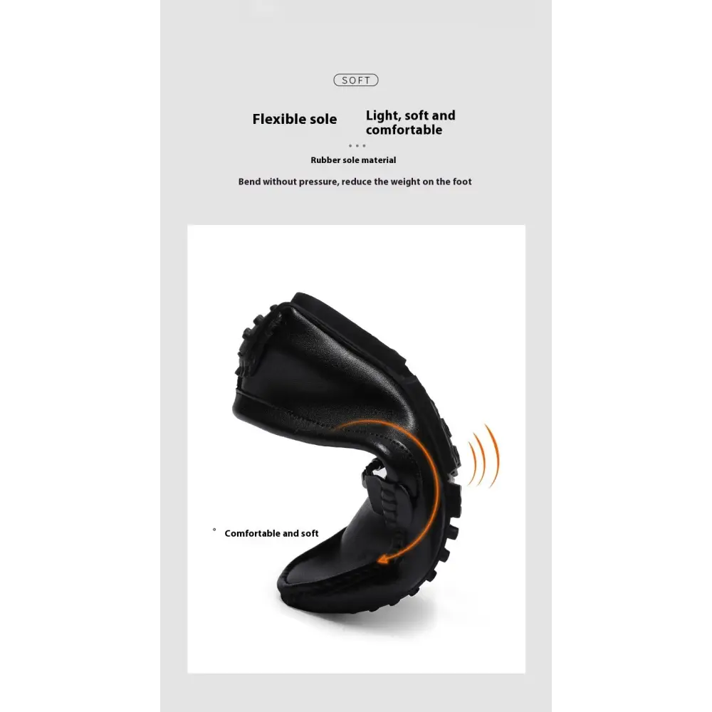 Men’s Plus Size British Fashion Casual Leather Shoes