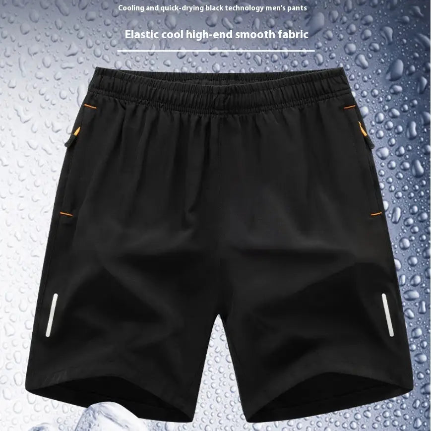 Men’s Plus Size Loose Fashion Sports And Leisure Ice Shorts