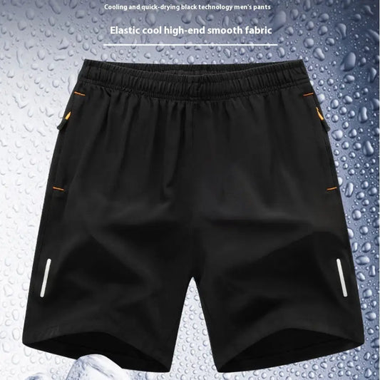 Men’s Plus Size Loose Fashion Sports And Leisure Ice Shorts