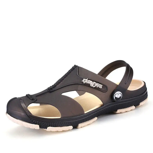Men’s Plus Size Slippers Baotou Half Slippers