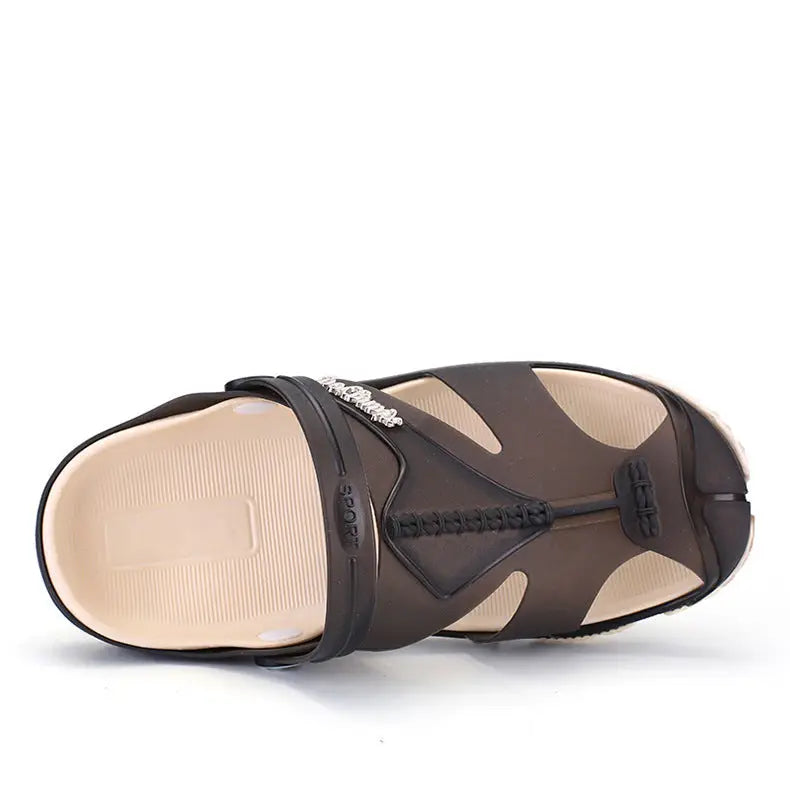 Men’s Plus Size Slippers Baotou Half Slippers