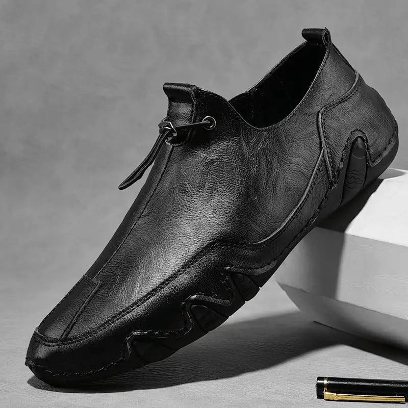 Men’s Plus Size Sports Genuine Leather Leather Shoes
