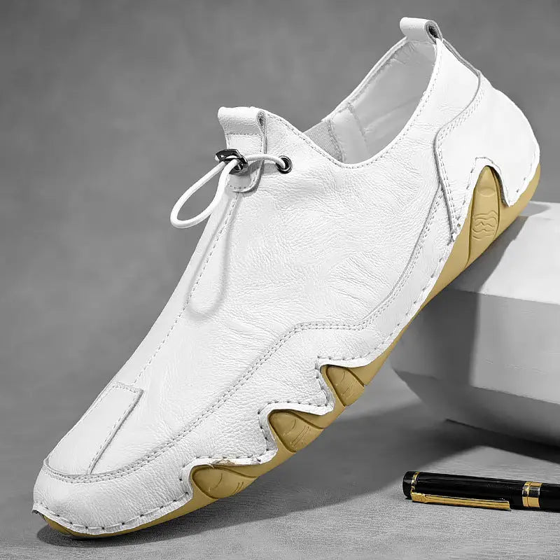 Men’s Plus Size Sports Genuine Leather Leather Shoes