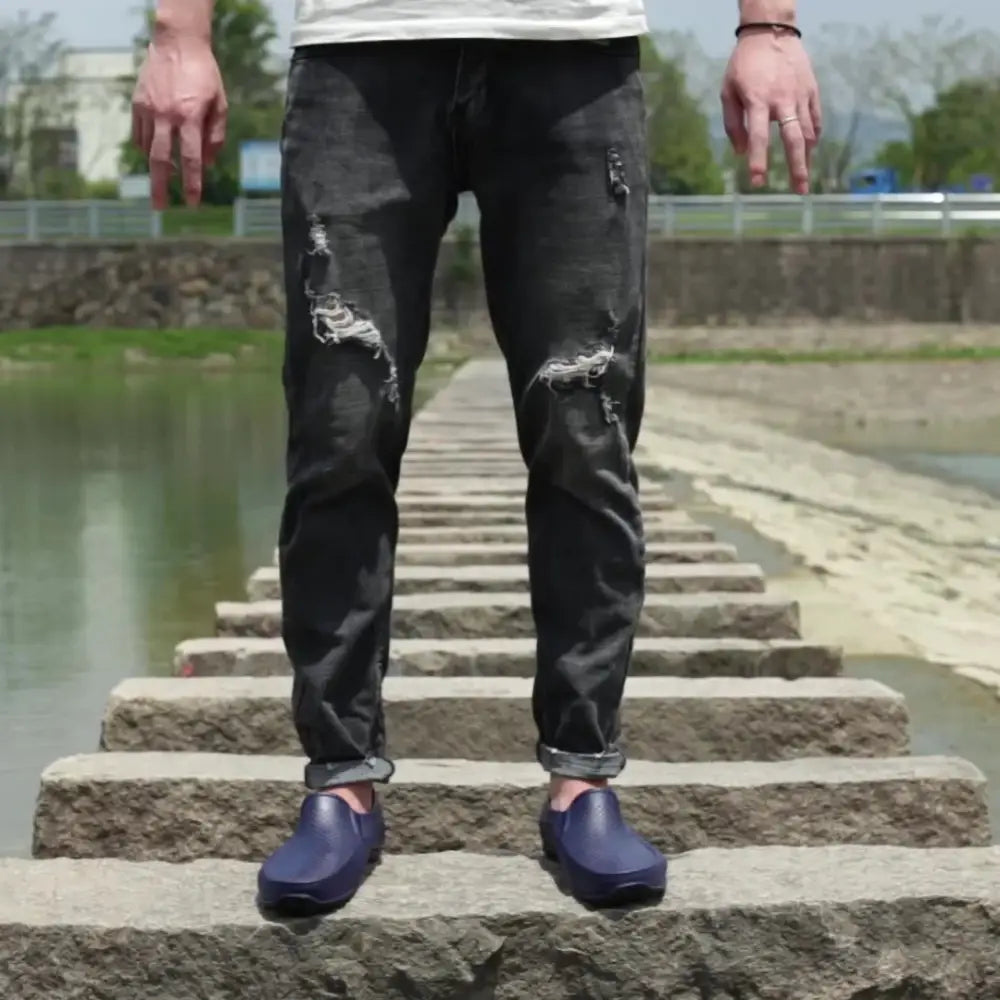 Men’s Simple Casual PVC Short Rain Boots