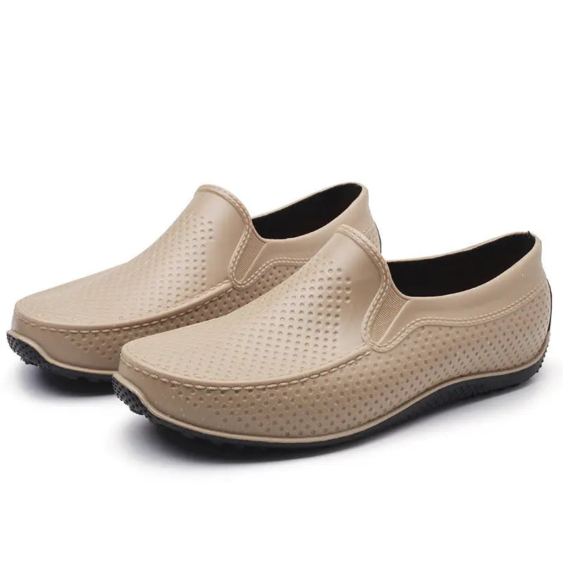 Men’s Simple Casual PVC Short Rain Boots