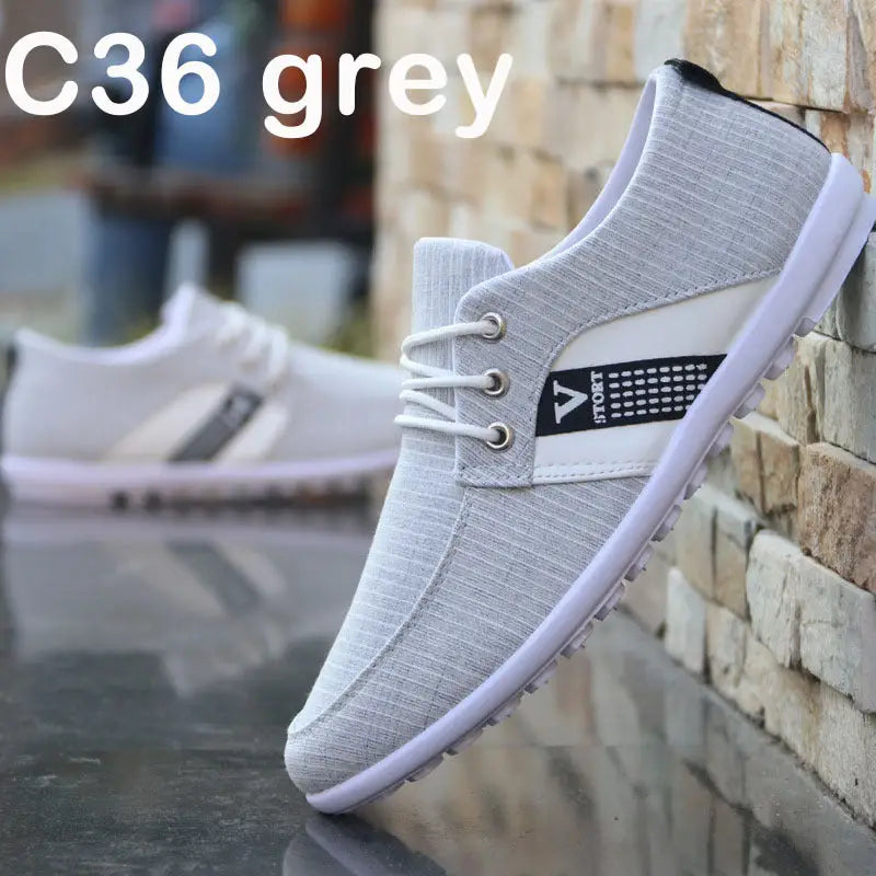 Men'S Soft-Soled Canvas Shoes, Sports And Leisure Old Beijing Cloth Shoes, Peas Shoes Beyond Trends Hub