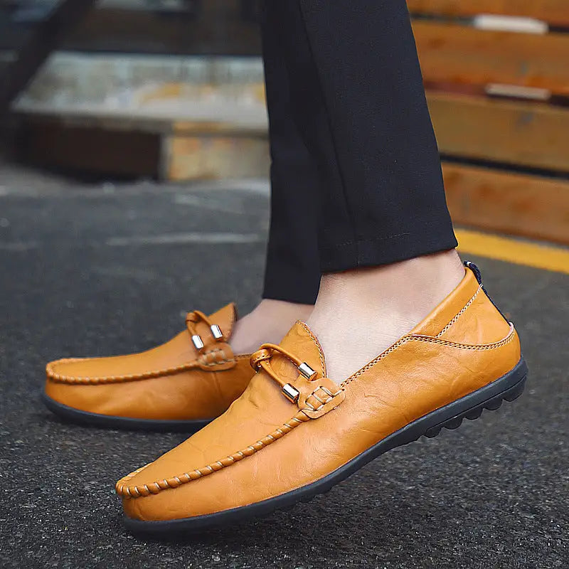 Men's Springsummer Gommino Cowhide Shoes Beyond Trends Hub
