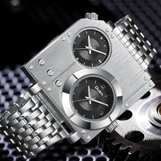 Men's Square Personality Casual Large Dial Watch - Beyond Trends Hub 