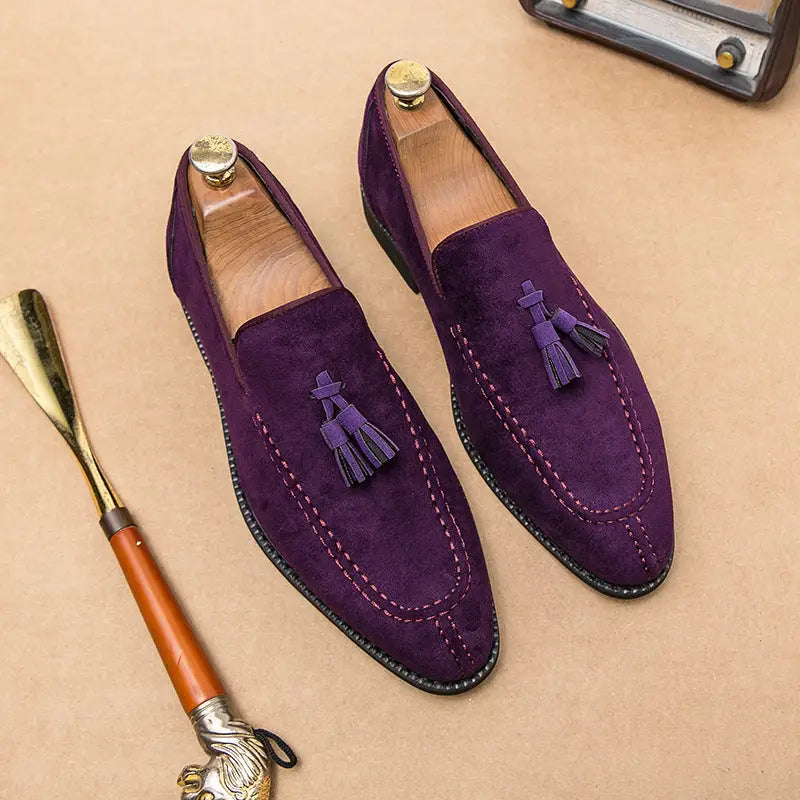 Men's Suede Matte Fashion Leather Shoes Beyond Trends Hub