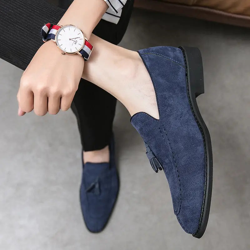 Men's Suede Matte Fashion Leather Shoes Beyond Trends Hub