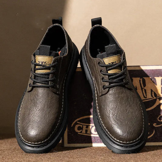 Men's Summer Breathable Casual Leather Shoes Martin Boots Beyond Trends Hub