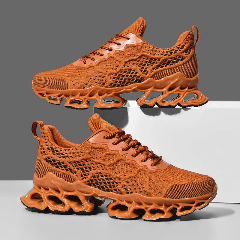 Men's Summer New Breathable Running Shoes Trendy Fashion Platform Fly Woven Mesh Casual Beyond Trends Hub