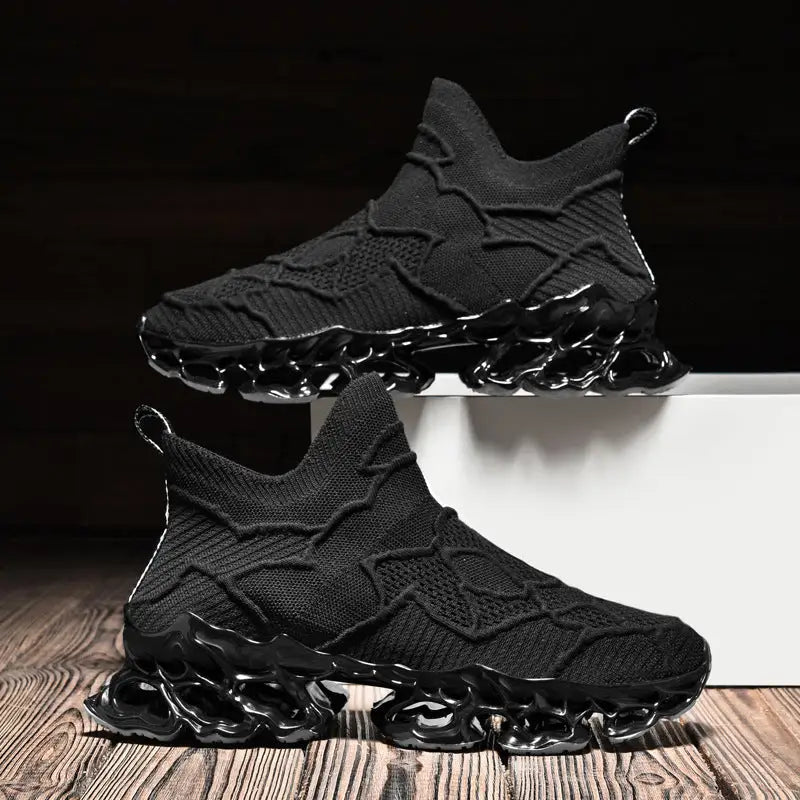 Men's Summer New Breathable Running Shoes Trendy Fashion Platform Fly Woven Mesh Casual Beyond Trends Hub