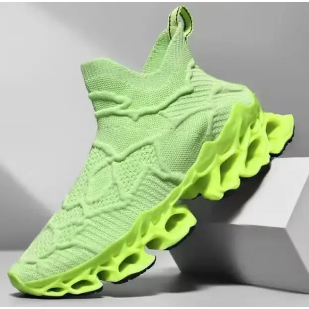 Men's Summer New Breathable Running Shoes Trendy Fashion Platform Fly Woven Mesh Casual Beyond Trends Hub