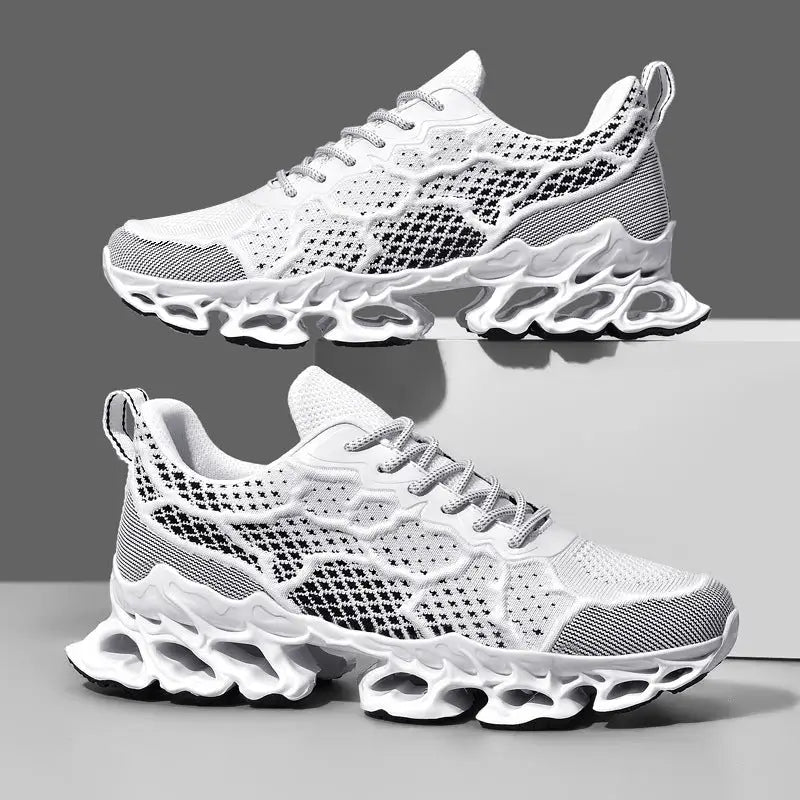 Men's Summer New Breathable Running Shoes Trendy Fashion Platform Fly Woven Mesh Casual Beyond Trends Hub