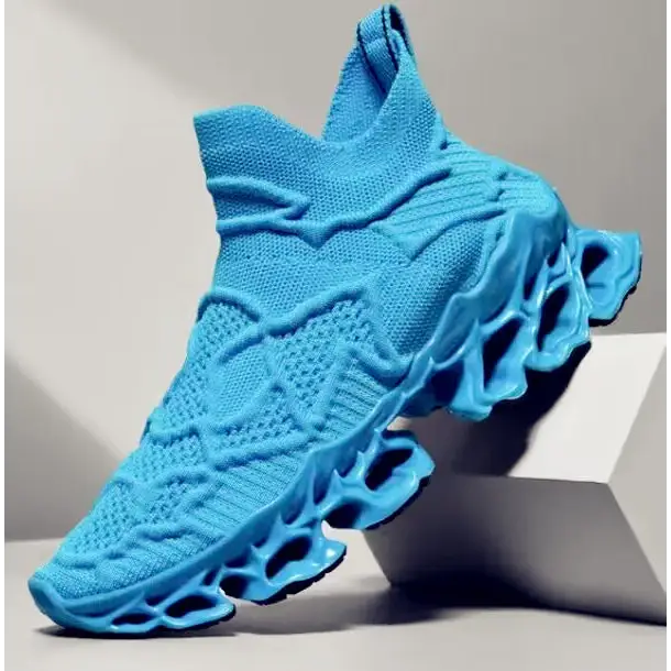 Men's Summer New Breathable Running Shoes Trendy Fashion Platform Fly Woven Mesh Casual Beyond Trends Hub