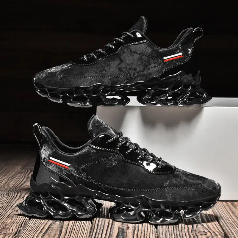 Men's Summer New Breathable Running Shoes Trendy Fashion Platform Fly Woven Mesh Casual Beyond Trends Hub