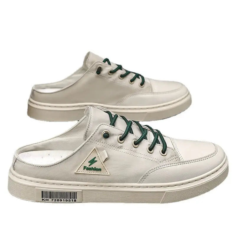Men's Summer Wear Breathable Deodorant Slip-on Lofter Half Slippers Casual Sports Heel-free Fashion Shoes Beyond Trends Hub