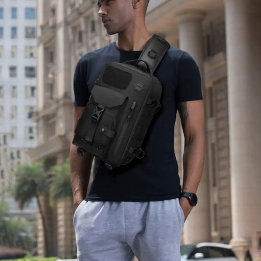 Men's Tactical Chest Sports Waterproof Crossbody Bag Beyond Trends Hub