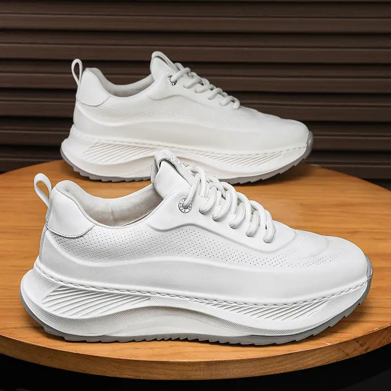 Men's Thick-soled Sports Shoes Casual Breathable Sneakers Lace-up Dad Shoes Boy Beyond Trends Hub