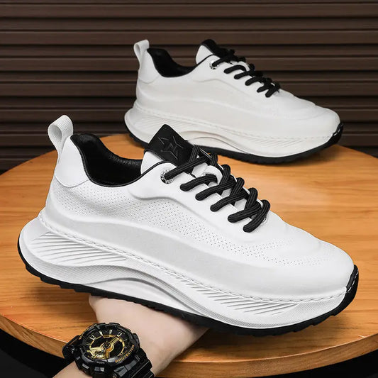 Men's Thick-soled Sports Shoes Casual Breathable Sneakers Lace-up Dad Shoes Boy Beyond Trends Hub