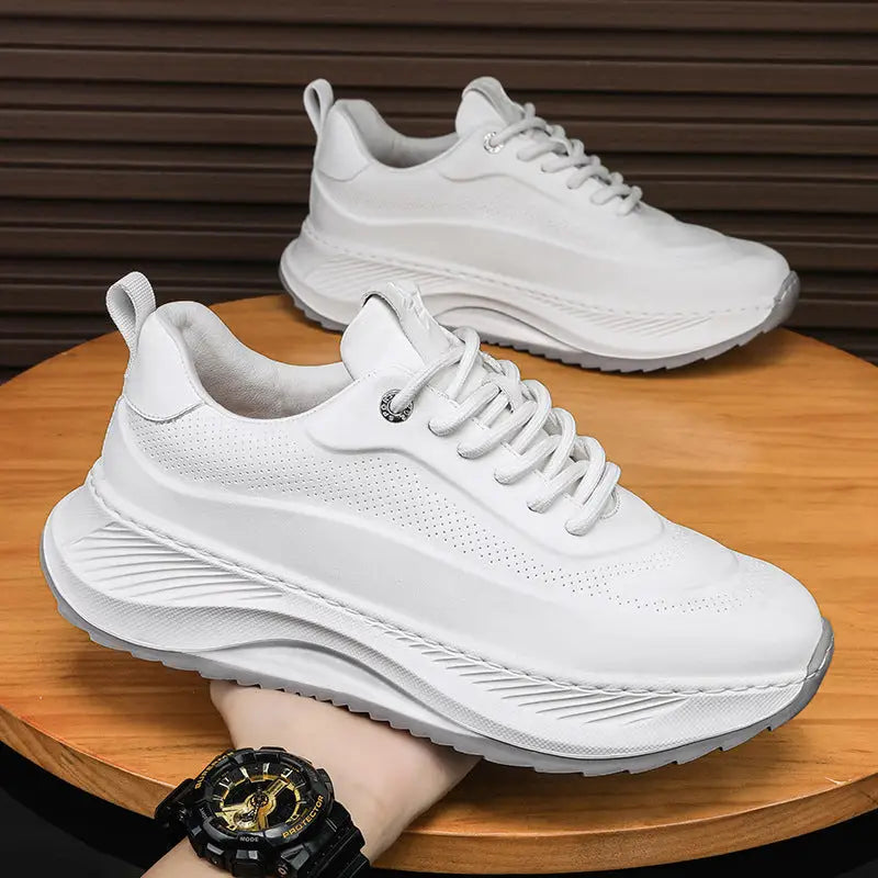 Men's Thick-soled Sports Shoes Casual Breathable Sneakers Lace-up Dad Shoes Boy Beyond Trends Hub