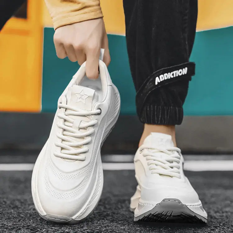 Men's Thick-soled Sports Shoes Casual Breathable Sneakers Lace-up Dad Shoes Boy Beyond Trends Hub