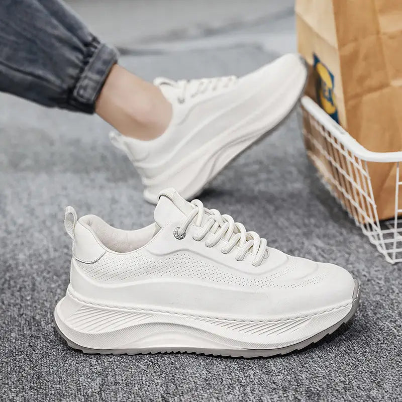 Men's Thick-soled Sports Shoes Casual Breathable Sneakers Lace-up Dad Shoes Boy Beyond Trends Hub