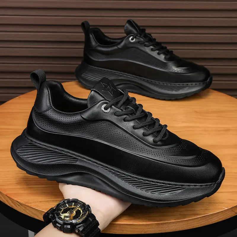 Men's Thick-soled Sports Shoes Casual Breathable Sneakers Lace-up Dad Shoes Boy Beyond Trends Hub