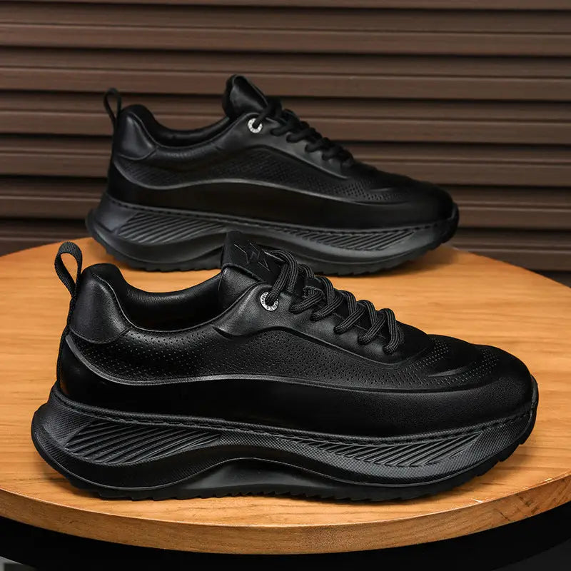 Men's Thick-soled Sports Shoes Casual Breathable Sneakers Lace-up Dad Shoes Boy Beyond Trends Hub