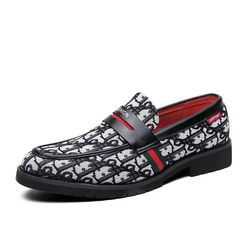 Men’s Trendy Formal Business Pointed Toe Shoes - Grey / 39