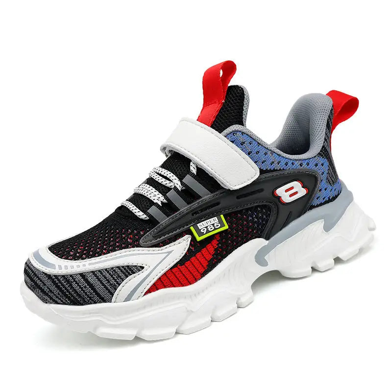 Mesh Breathable Children’s Net Shoes Big Children’s Light Running Shoes Elementary School Students Flying Woven Sports
