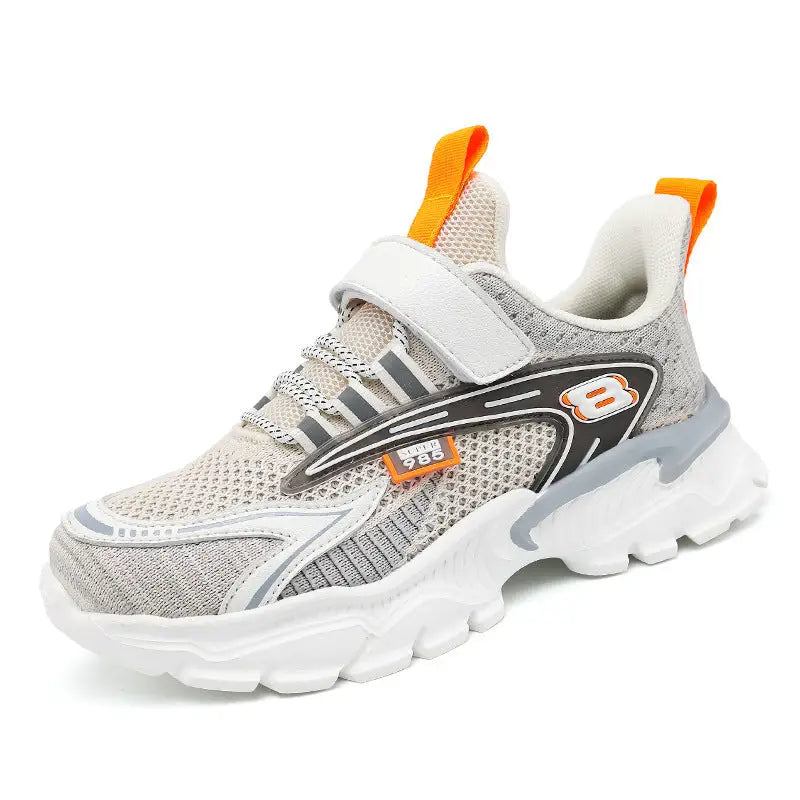 Mesh Breathable Children’s Net Shoes Big Children’s Light Running Shoes Elementary School Students Flying Woven Sports
