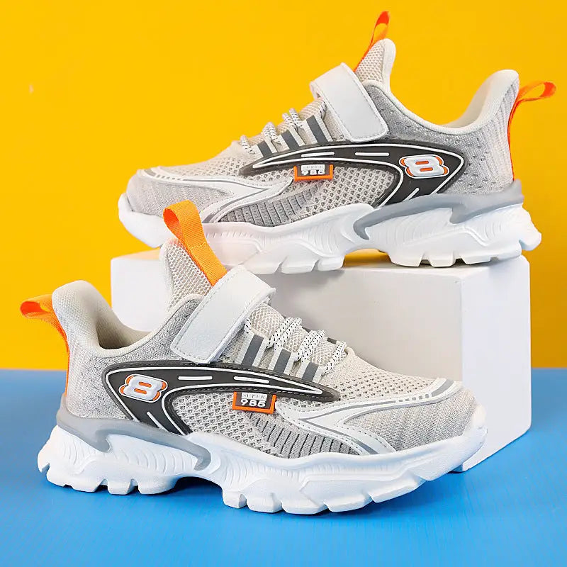 Mesh Breathable Children’s Net Shoes Big Children’s Light Running Shoes Elementary School Students Flying Woven Sports